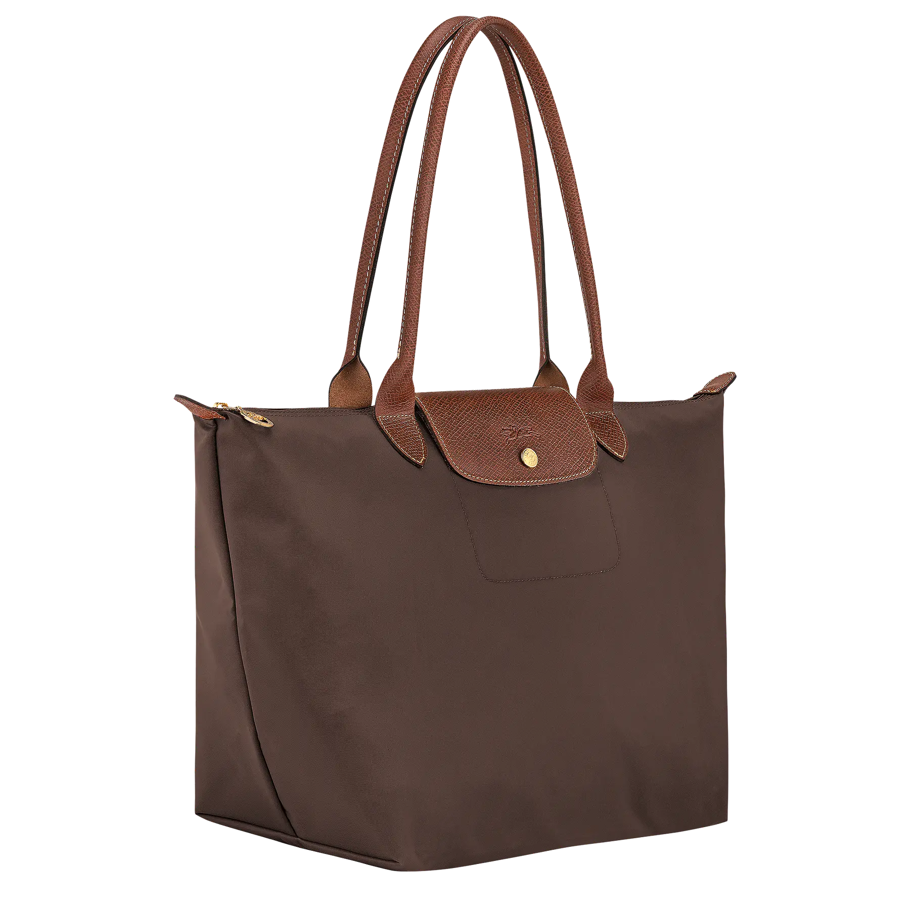Le Pliage Large Nylon Tote Bag - Mocha