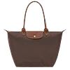 Le Pliage Large Nylon Tote Bag - Mocha