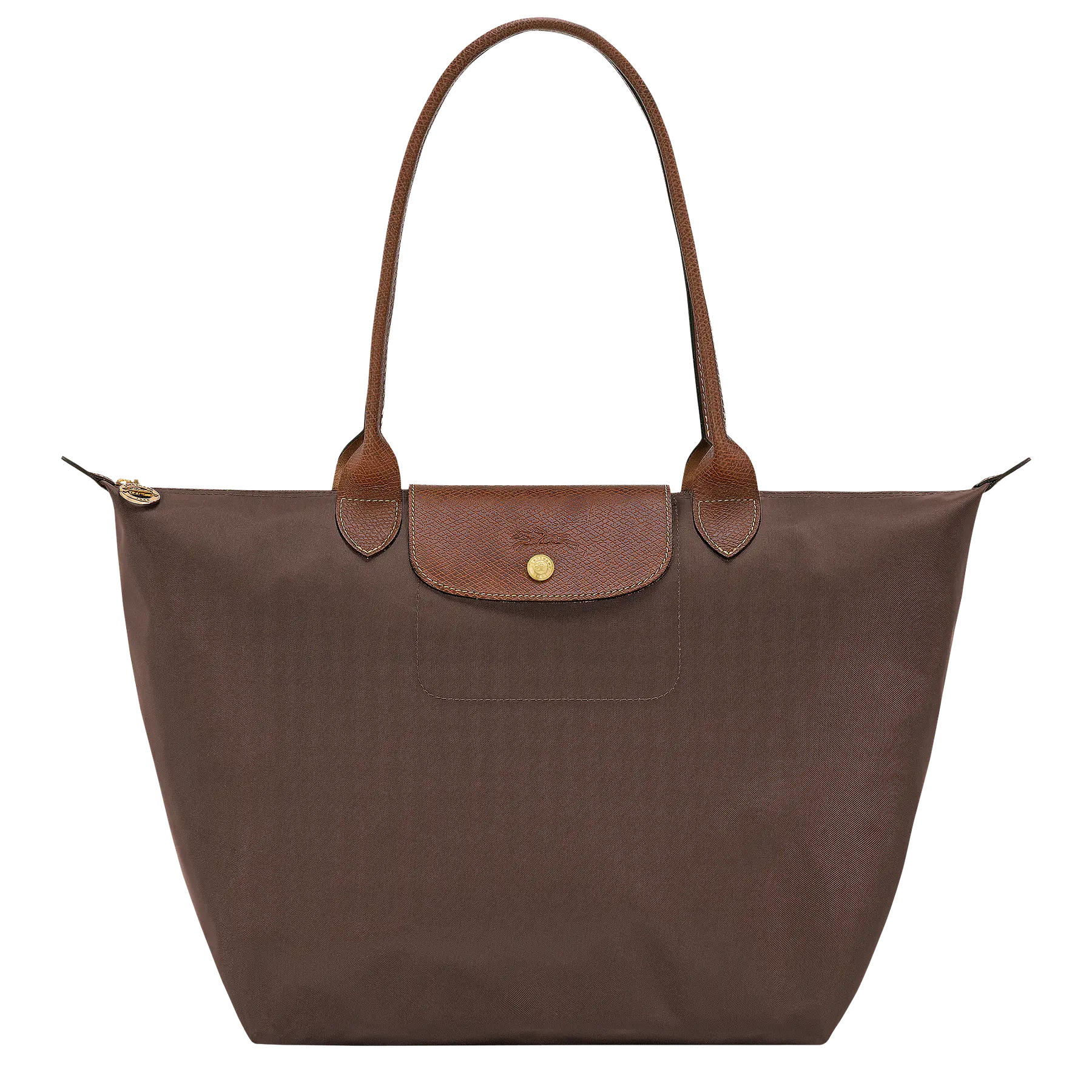 Le Pliage Large Nylon Tote Bag - Mocha