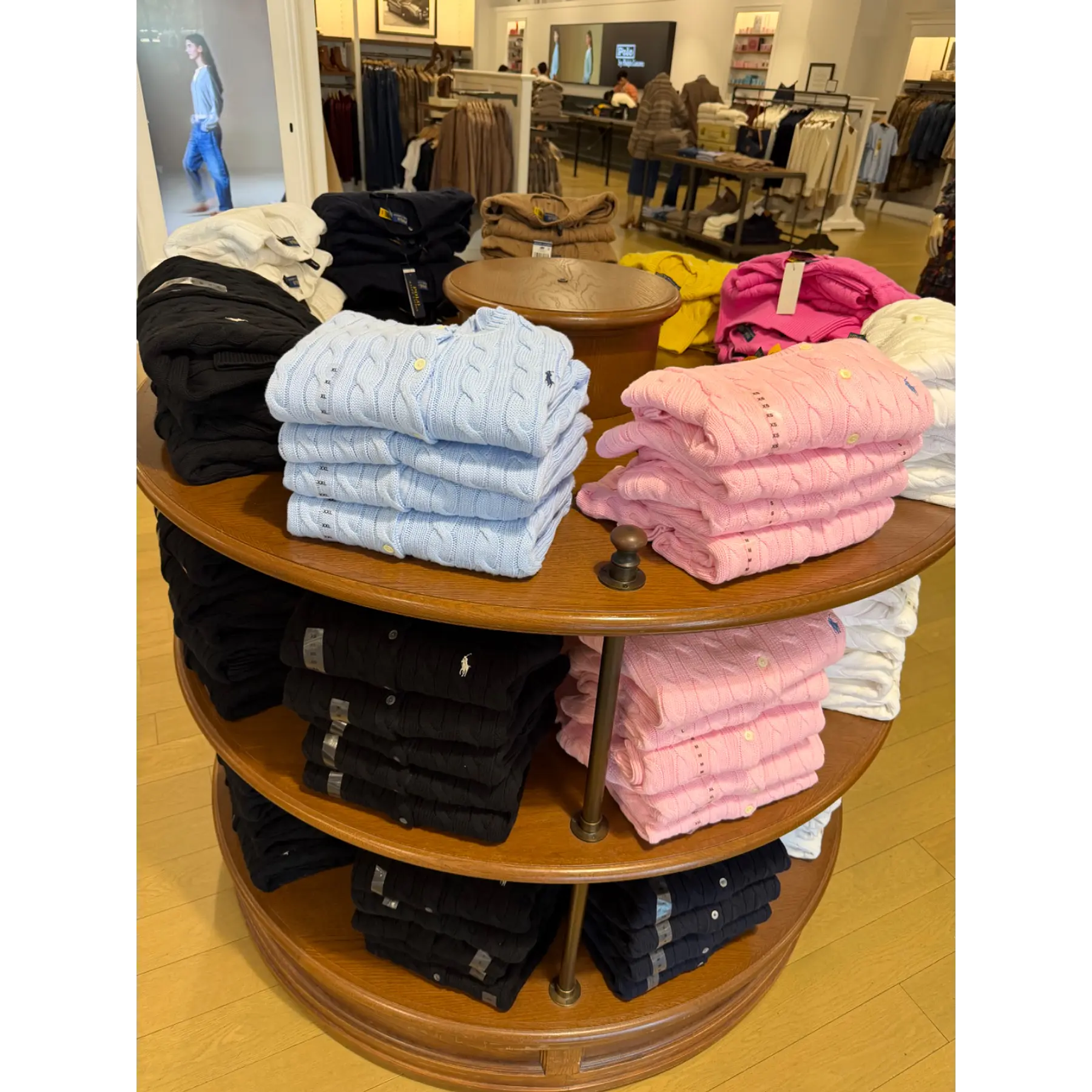 Polo Ralph Lauren - Cardigan Trenzado Baby Blue