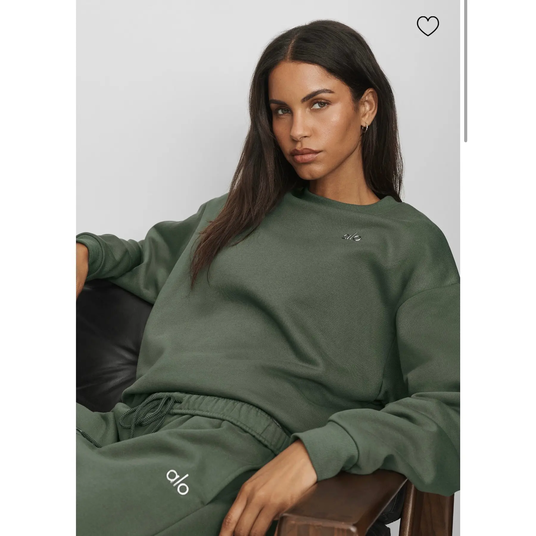 ALO YOGA - accolade pullover Bamboo Green