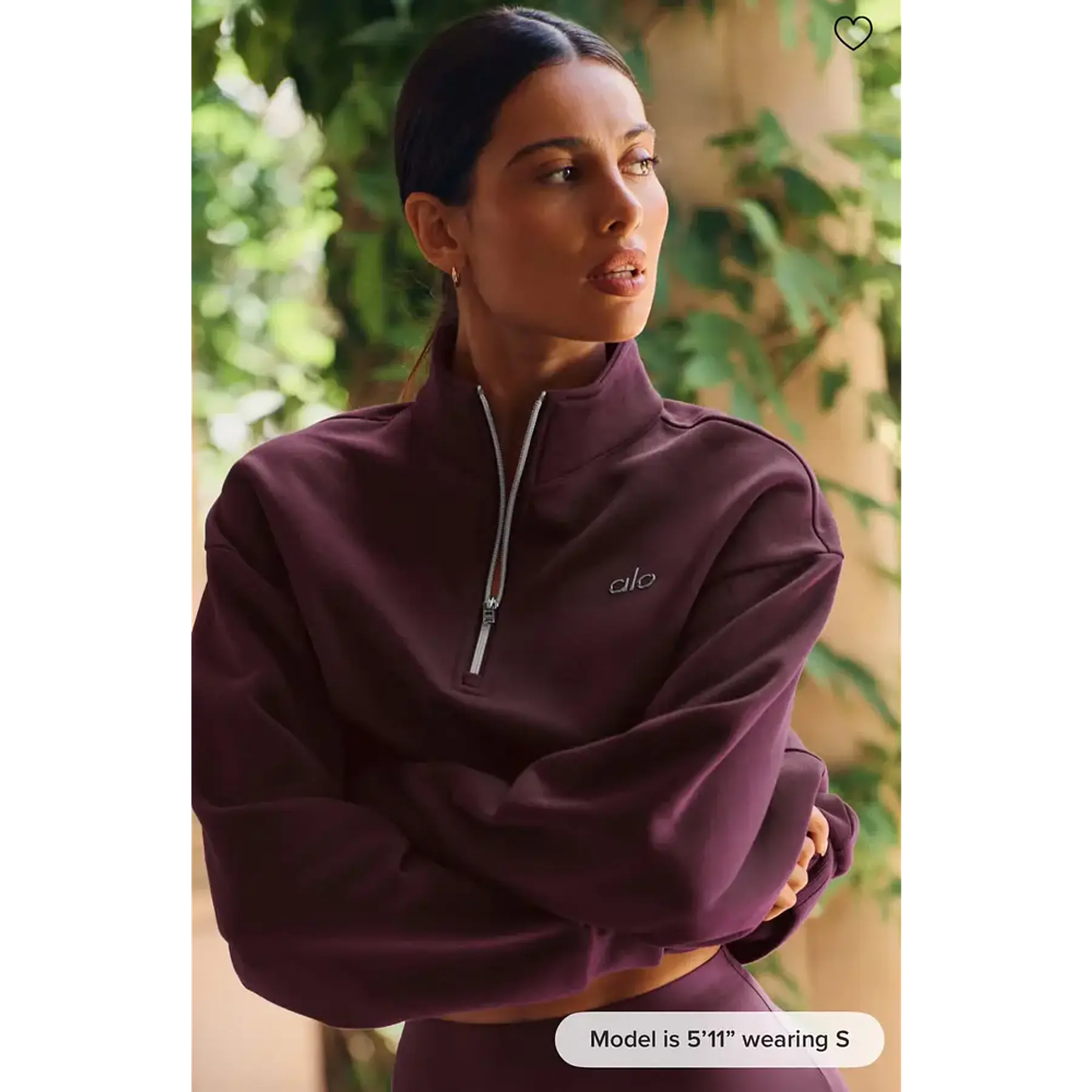 ABONO INDIGO STORE (IMPORTANTE: ALO YOGA - Accolade 1/4 Pullover Bordeaux (Talla: XS) $159.990)