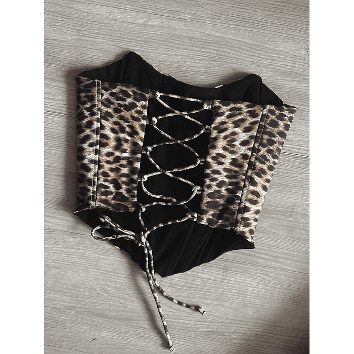 Corset Véneto leopard reversible 3