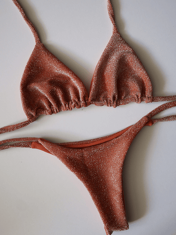 Conjunto Bikini Sparkling Wave | Naranjo