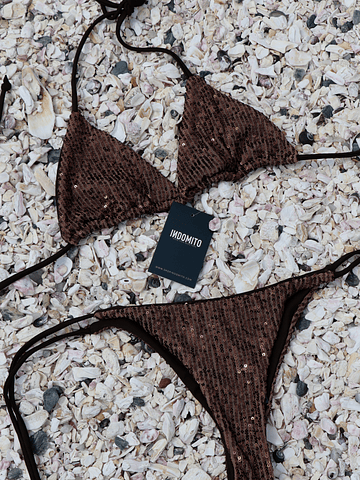 Conjunto Bikini Shine | Cafe