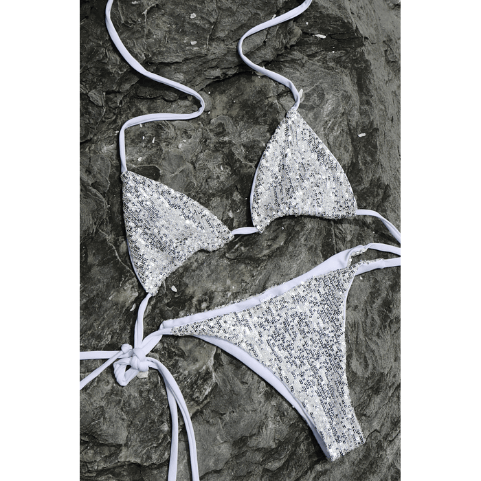 Conjunto Bikini Shine | Blanco 4