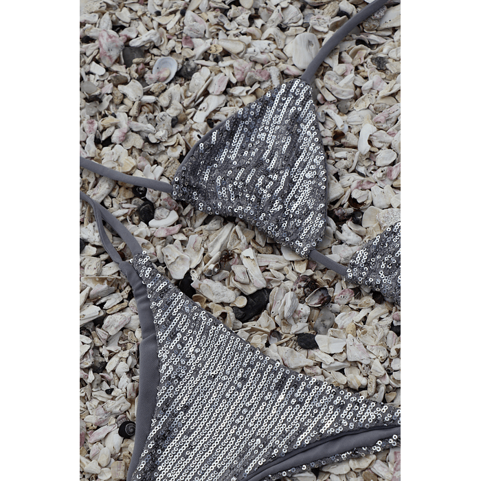 Conjunto Bikini Shine | Gris 3