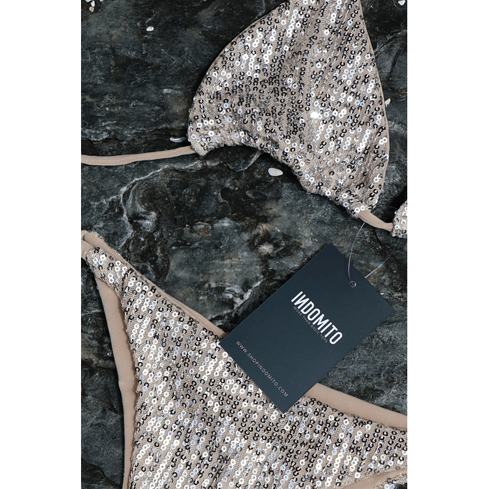 Conjunto Bikini Shine | Champagne 3