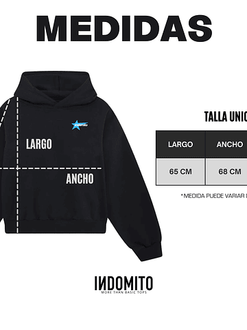 Hoodie Born to Shine ★★ Navy blue boxy fit