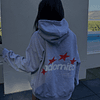 Hoodie INDOMITO STAR ★★ Melange boxy fit 1