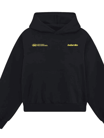 Hoodie FEARLESS ⟣ Gris boxy fit