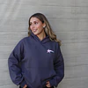 Hoodie Born to Shine ★★ Gris Rosa boxy fit  2