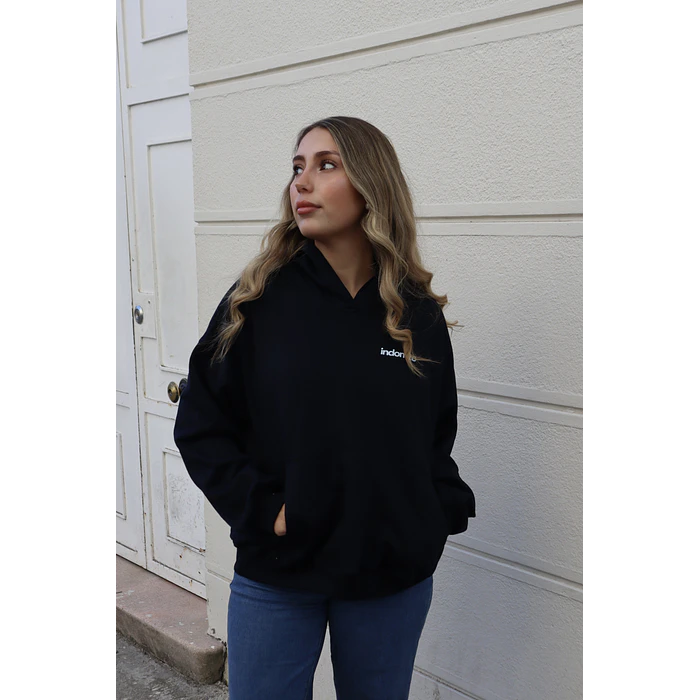 Hoodie Star ★ Navy blue boxy fit 2