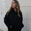 Hoodie Star ★ Navy blue boxy fit 2