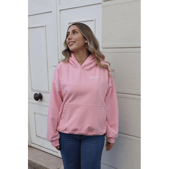 Hoodie Stars ★ Rosa boxy fit 2