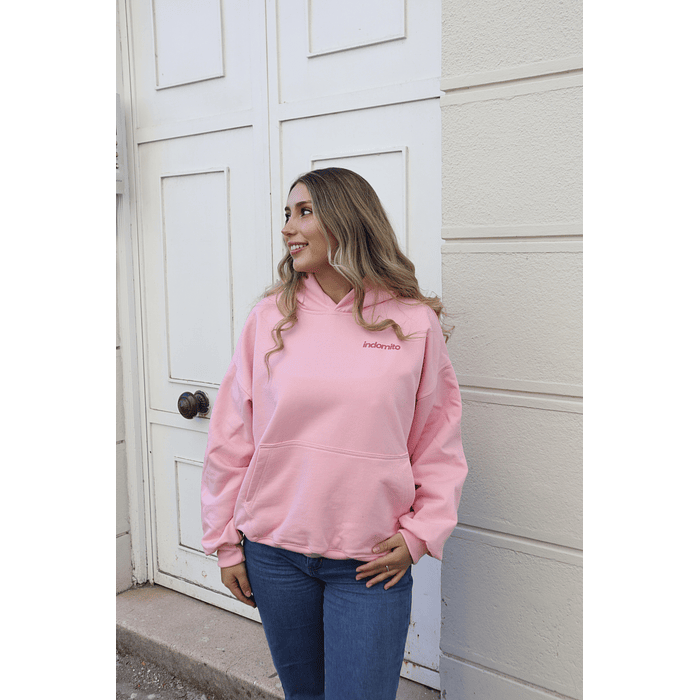 Hoodie Create ★ rosa red boxy fit 2