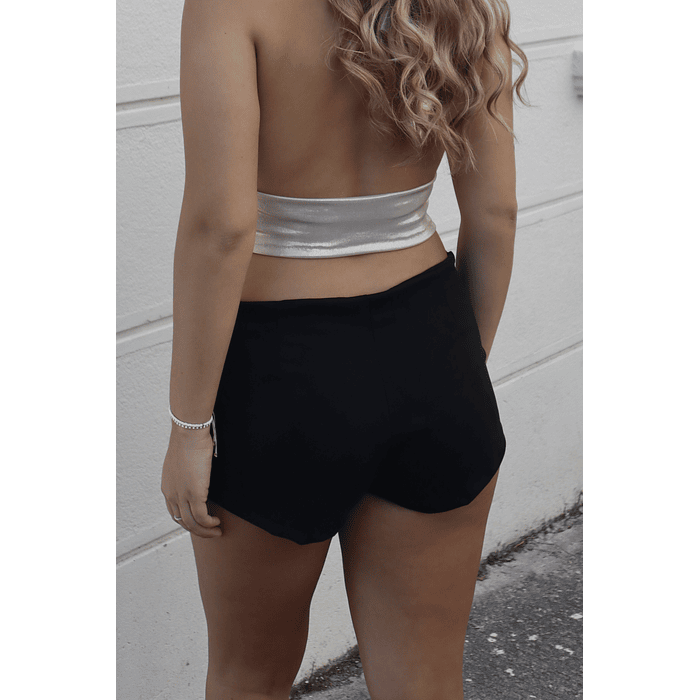 Microshort gamuza black 2