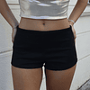 Microshort gamuza black 1