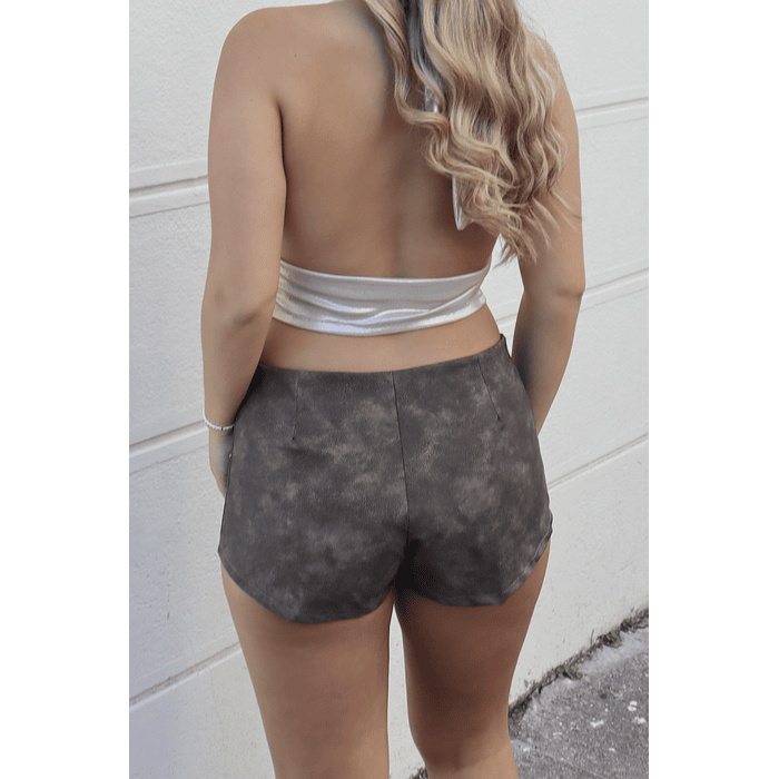 Microshort ecocuero cafe 2