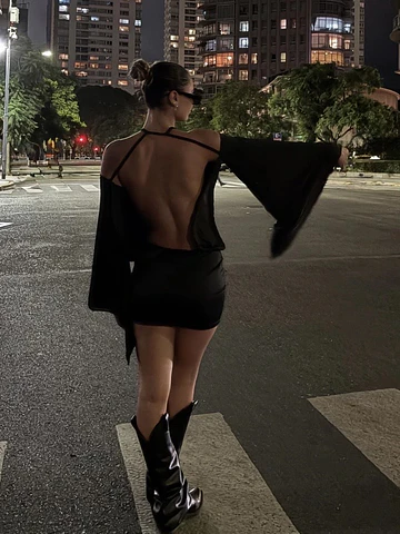 Vestido Delfi Negro