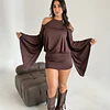 Vestido Delfi Chocolate 2