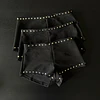  micro short gamuza tachas negro 1