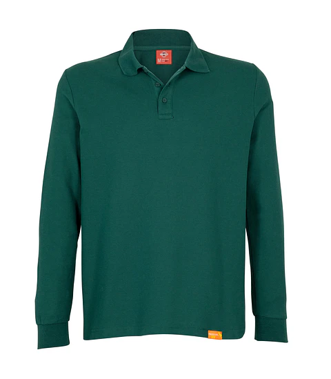 POLERA POLO MANGA LARGA HOMBRE 60% ALGODÓN 40% POLIÉSTER