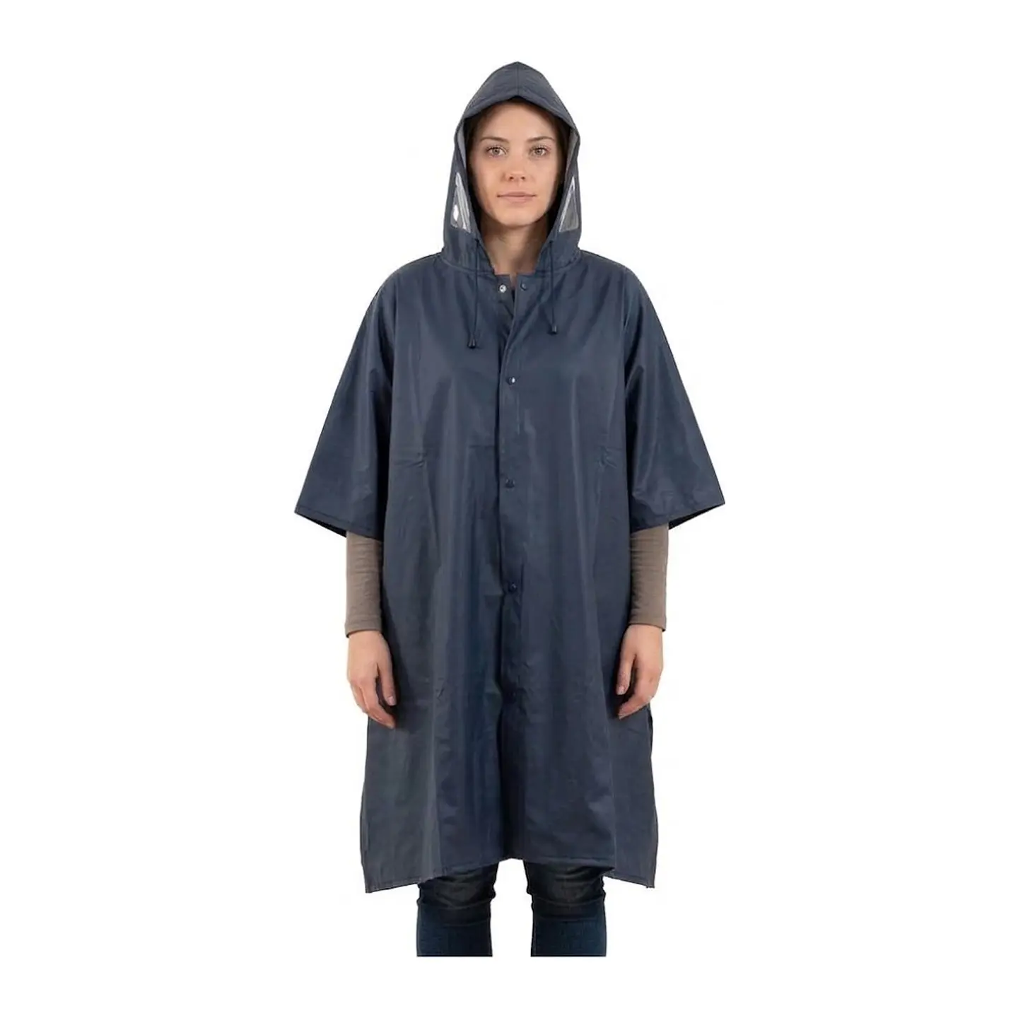 Poncho impermeable PVC con gorro 1