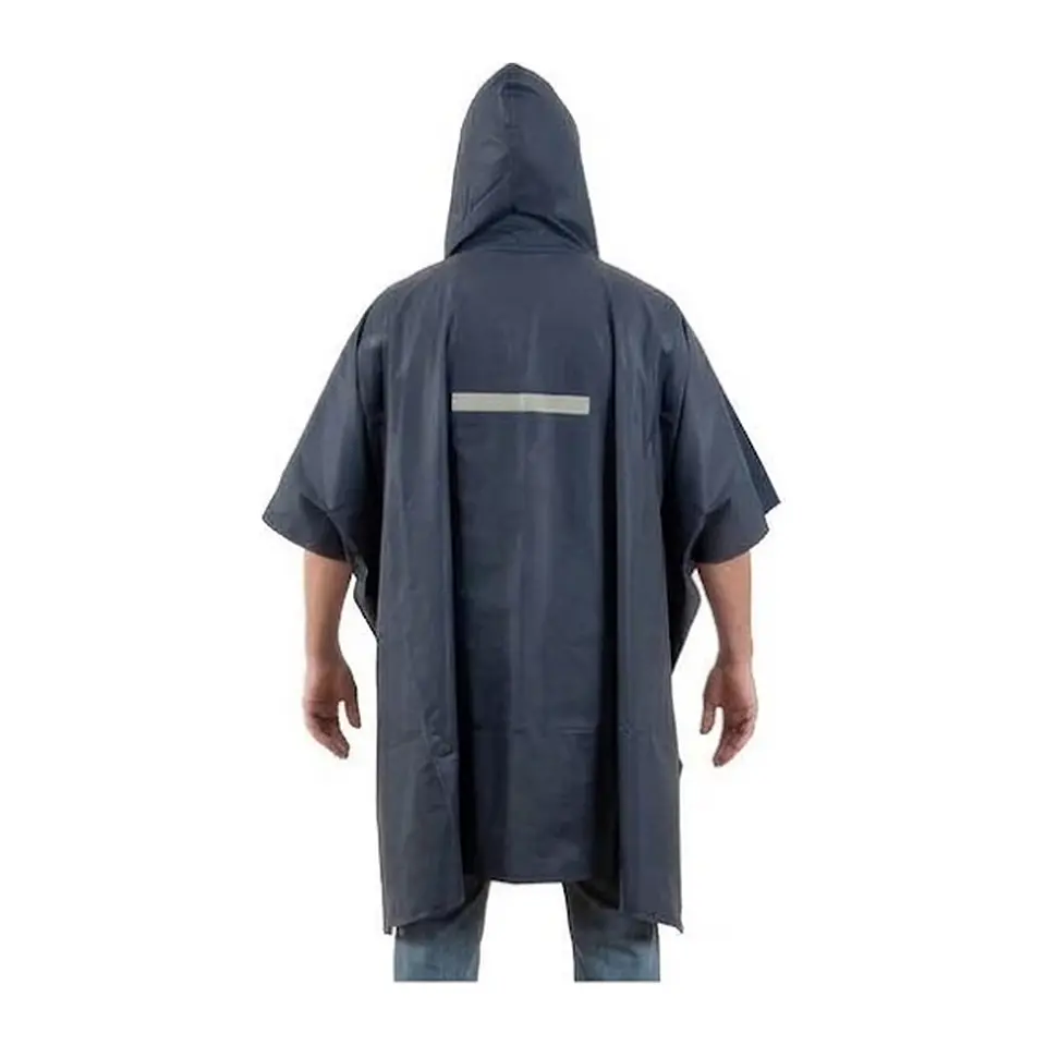 Poncho impermeable PVC con gorro 3