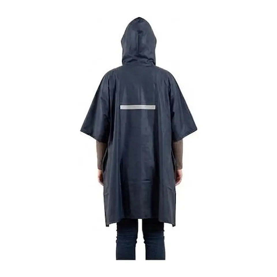 Poncho impermeable PVC con gorro 4