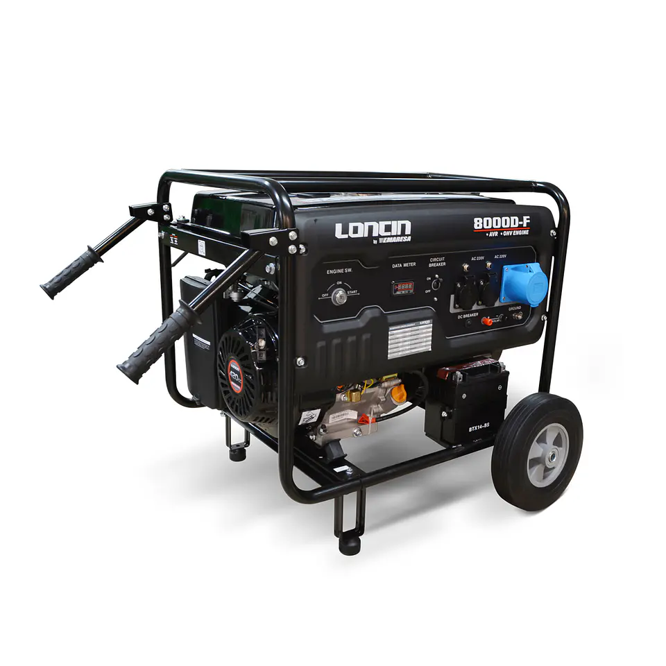 GENERADOR A GASOLINA LC8000DF 6,5 KVA LONCIN 1