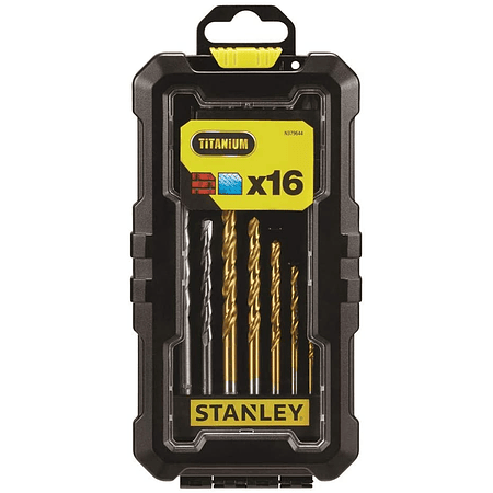 SET PARA PERFORAR Y ATORNILLAR 16 PIEZAS STANLEY