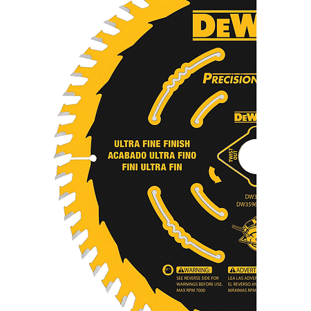 DISCO SIERRA 7-1/4'' CORTE ULTRA FINO 60D DW3196 DEWALT