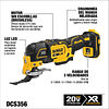 MULTIHERRAMIENTA 20V S/CARBONES DCS356B (SOLO HERRAMIENTA) DEWALT