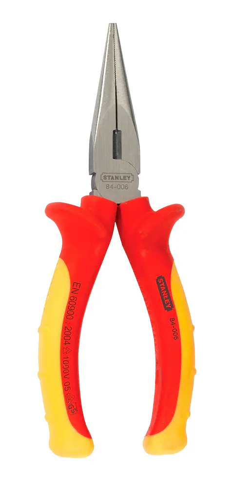 ALICATE PUNTA LARGA 6-1/2 MAXSTEEL 1000V STANLEY