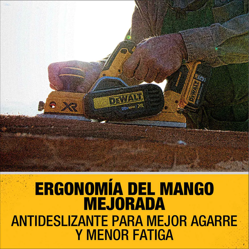 CEPILLO XR 20V BUSHLESS ( SOLO HERRAMIENTA ) DCP580B DEWALT 4