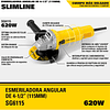 ESMERIL ANGULAR  4 1/2' 620W SG6115-B2C STANLEY