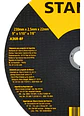 DISCO CORTE METAL INOX 9x2,5MM STA8069 STANLEY - Miniatura 2