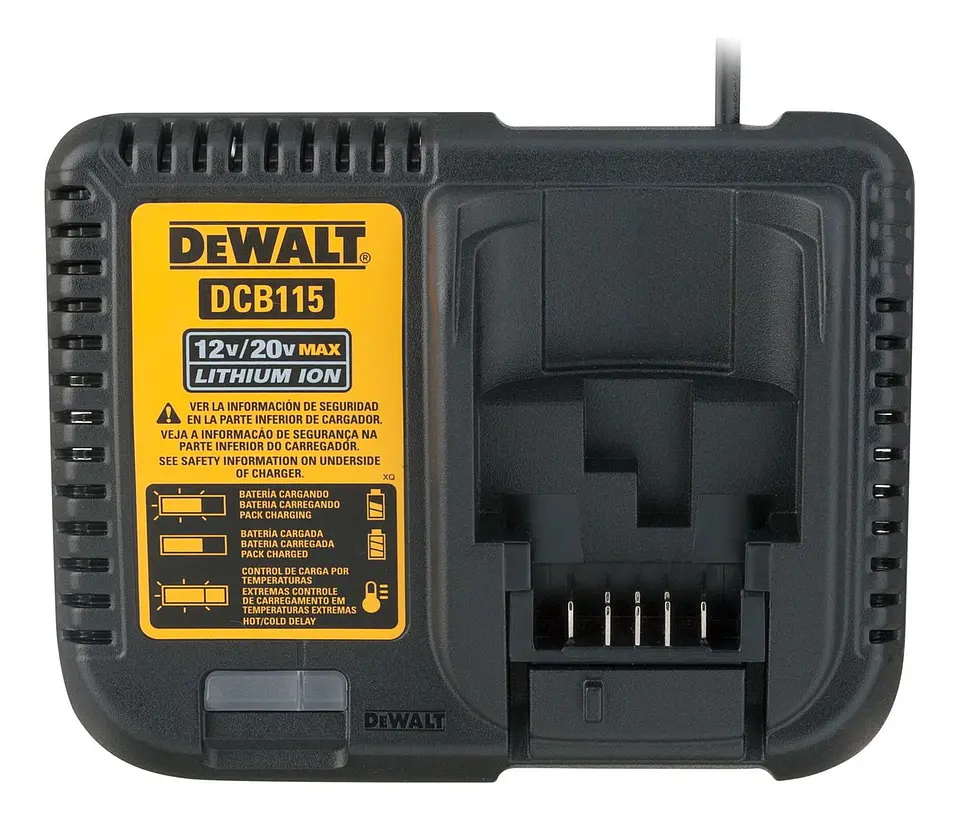 CARGADOR DE BATERIA 12V-20V MAX DCB115-B2 DEWALT 3