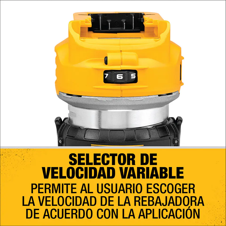 FRESADORA COMPACTA 20V BRUSHLESS S/BATERIA DCW600B DEWALT 3
