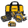 KIT SIERRA CIRCULAR 7 1/4 60V + 2 BATERIAS DCS578T2 DEWALT