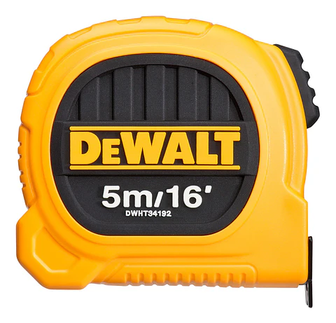 CINTA METRICA 5m/16' DISEÑO COMPACTO DWHT34192L DEWALT