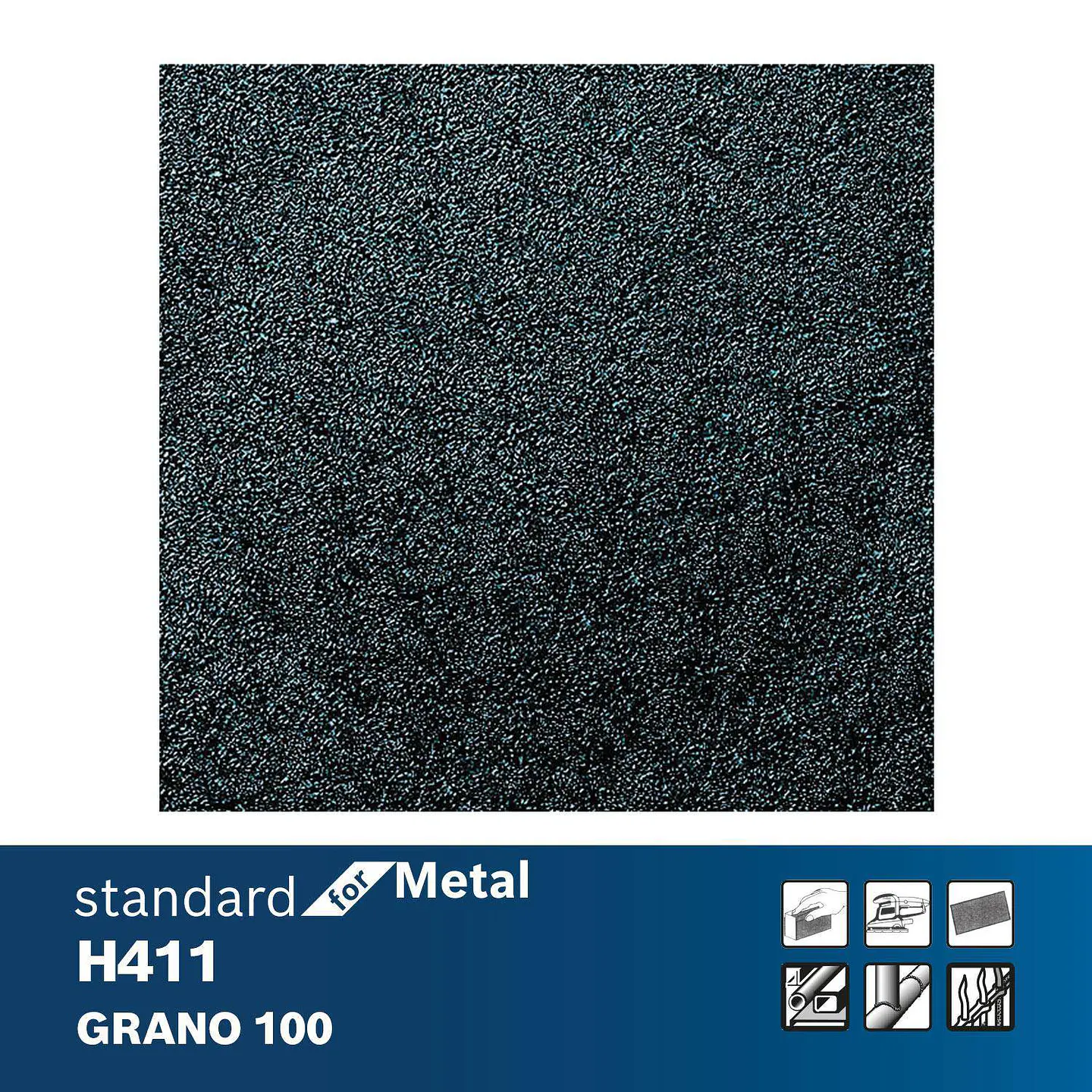 LIJA MANUAL PARA METAL (Blue for METAL) 225x275 G100 BOSCH 1