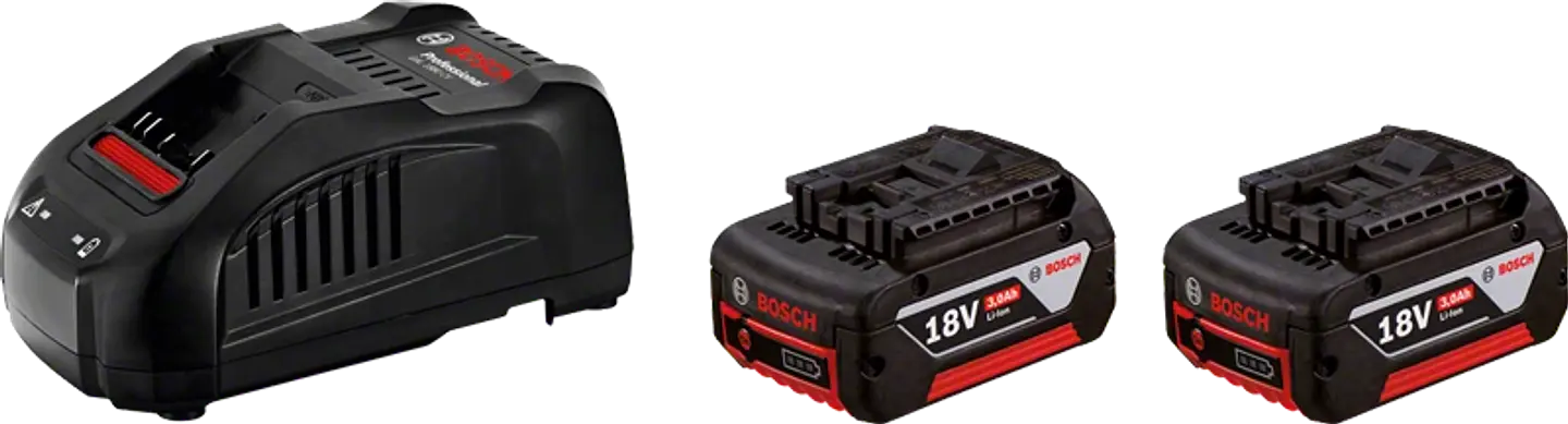 KIT 2 BATERIAS 18 V 4,0 Ah + CARGADOR RAPIDO BOSCH 1