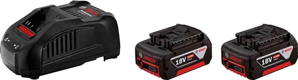 KIT 2 BATERIAS 18 V 4,0 Ah + CARGADOR RAPIDO BOSCH 1