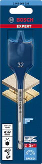 BROCA PLANA 32MM x 152MM SELF CUT SPEED BOSCH - Miniatura 1