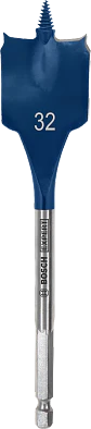 BROCA PLANA 32MM x 152MM SELF CUT SPEED BOSCH - Miniatura 3