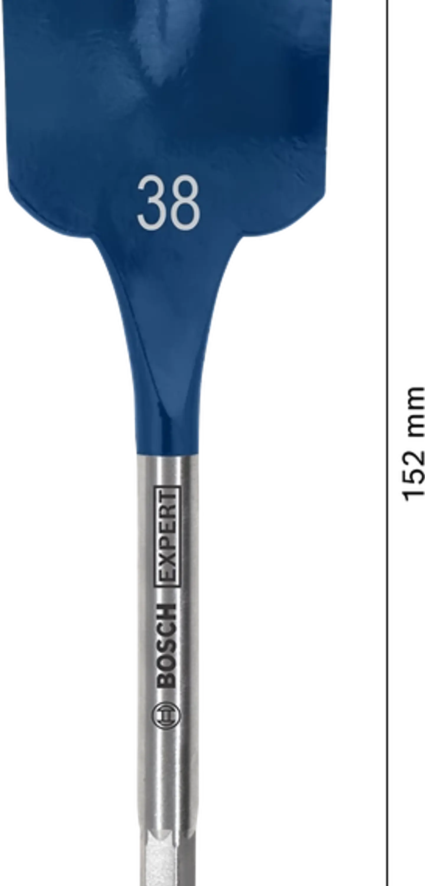 BROCA PLANA 38MM x 152MM SELF CUT SPEED BOSCH 3
