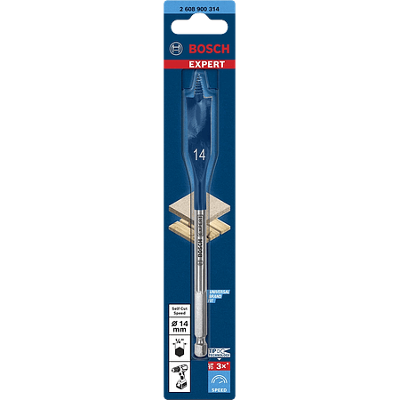 BROCA PLANA 14MM x 152MM SELF CUT SPEED BOSCH