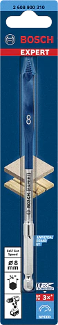 BROCA PLANA 8MM x 152MM SELF CUT SPEED BOSCH - Miniatura 1